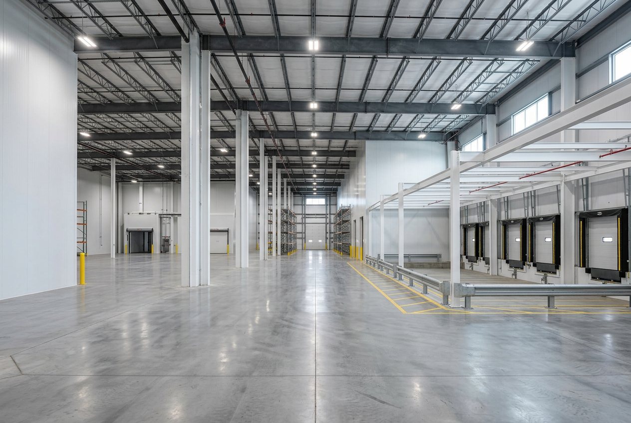 Bayside Cold Chain — interior build-out in South Florida