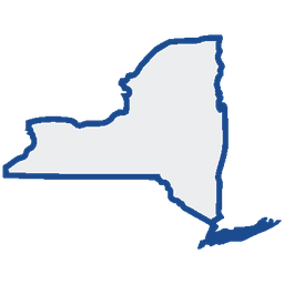 New York state outline