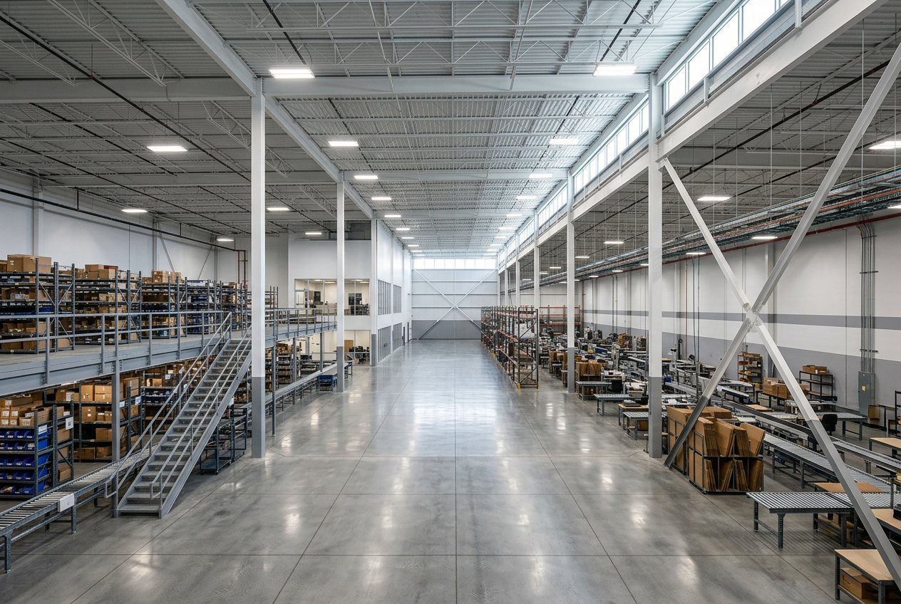 Cascade E-Commerce Center — Warehouse interior build-out
