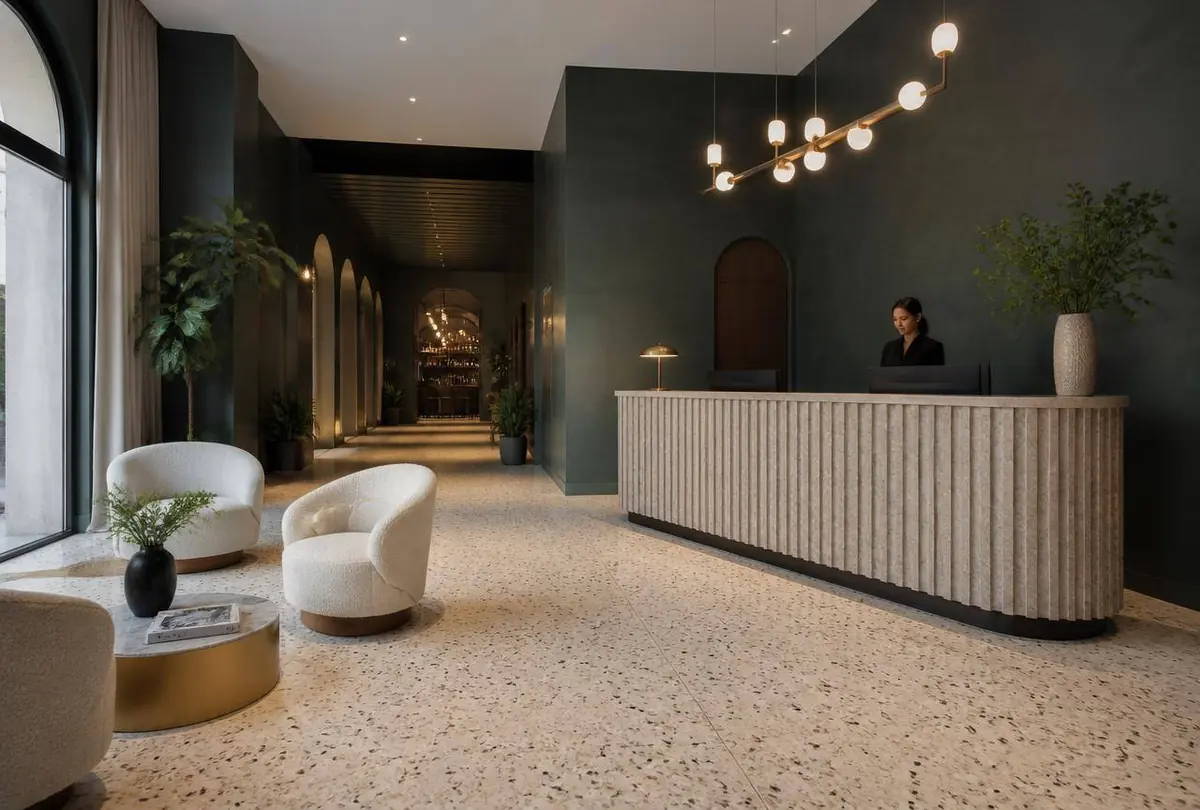 The Larchmont Collective — Hotel interior build-out