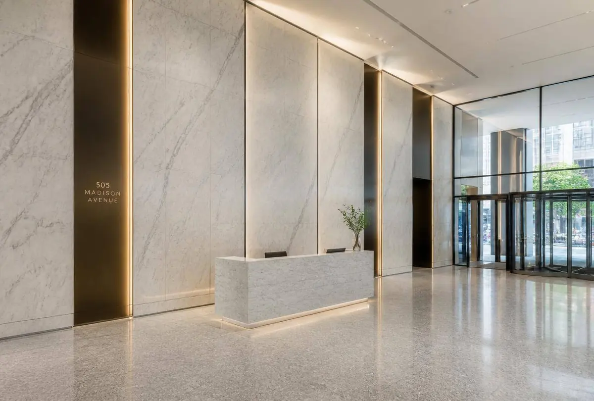 One Chapel Plaza Lobby — Lobby interior construction in Collin County