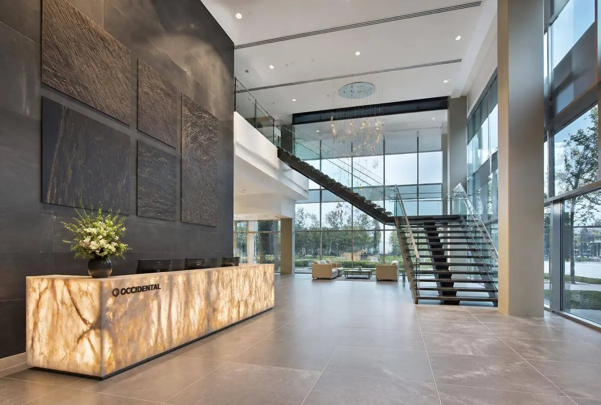 Pinnacle Center Lobby — Lobby interior construction in Collin County