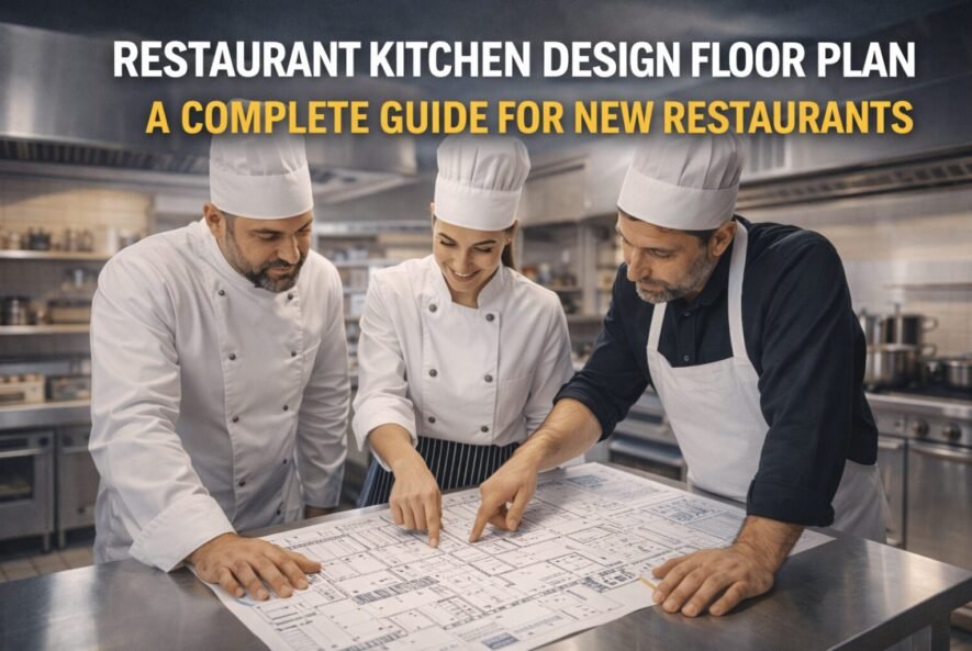 restaurant kitchen design floor plan
