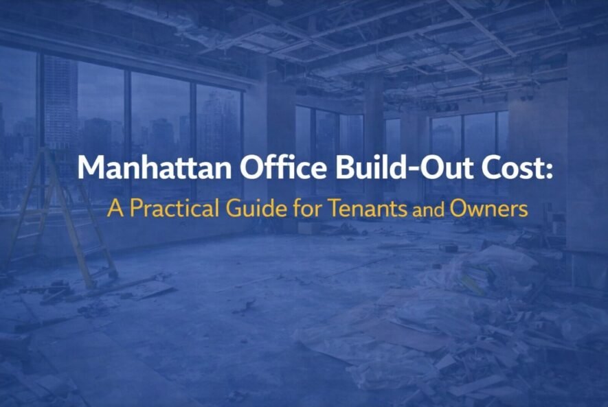 Manhattan office construction in progress